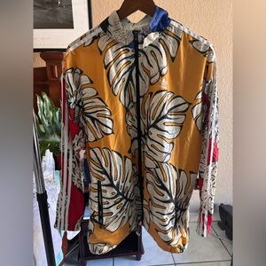 Adidas Farm Rio Monstera Cashew Jacket - Yellow and Red